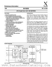 X4165 datasheet pdf Xicor