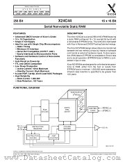 X24C44 datasheet pdf Xicor