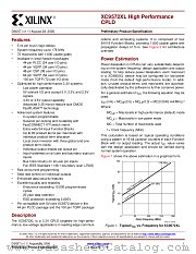 XC9572XL-SERIES datasheet pdf Xilinx
