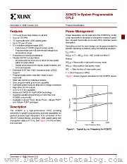 XC9572-SERIES datasheet pdf Xilinx