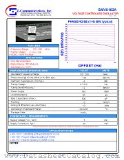 SMV0162A datasheet pdf Z communications