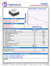 V618ME01 datasheet pdf Z communications