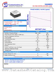 V660ME03 datasheet pdf Z communications