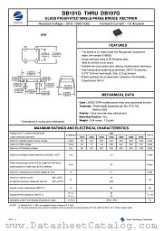 DB102G datasheet pdf Zowie Technology Corporation