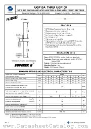 UGP10A datasheet pdf Zowie Technology Corporation