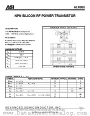 ALR030 datasheet pdf Advanced Semiconductor
