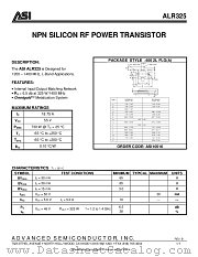 ALR325 datasheet pdf Advanced Semiconductor