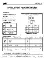 HF10-12S datasheet pdf Advanced Semiconductor