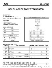 MLN1030S datasheet pdf Advanced Semiconductor