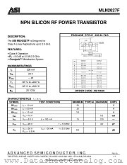 MLN2027F datasheet pdf Advanced Semiconductor