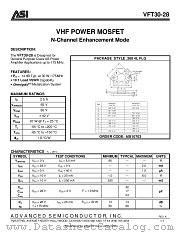 VFT30-28 datasheet pdf Advanced Semiconductor