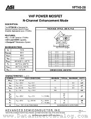 VFT45-28 datasheet pdf Advanced Semiconductor