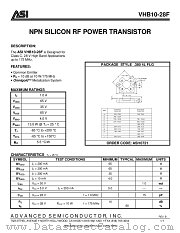 VHB10-28F datasheet pdf Advanced Semiconductor