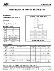 VMB70-12S datasheet pdf Advanced Semiconductor