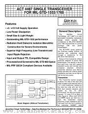 5531760 datasheet pdf Aeroflex Circuit Technology