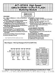 ACT-SF2816N-37P7C datasheet pdf Aeroflex Circuit Technology