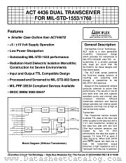 ACT4436-DFI datasheet pdf Aeroflex Circuit Technology