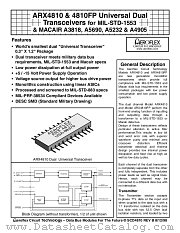 ARX4810-203-2 datasheet pdf Aeroflex Circuit Technology