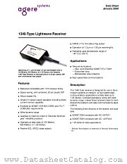 1340CCPC datasheet pdf Agere Systems
