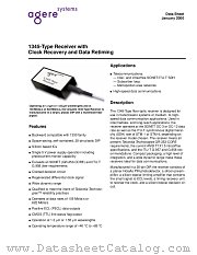 1345 datasheet pdf Agere Systems