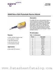 2606B datasheet pdf Agere Systems