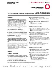 3X38FTR datasheet pdf Agere Systems