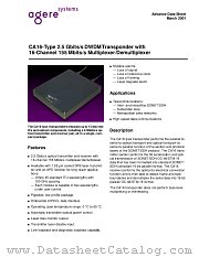 CA16 datasheet pdf Agere Systems