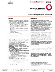 DSP16210 datasheet pdf Agere Systems