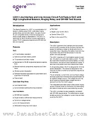 LUCL9311GP0DT datasheet pdf Agere Systems
