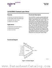 LG1627BXC datasheet pdf Agere Systems