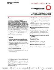 LU3X31T-T64 datasheet pdf Agere Systems