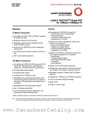 LU6612-T64-DB datasheet pdf Agere Systems