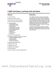 LUCL7585FP-DT datasheet pdf Agere Systems