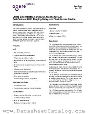 L9310 datasheet pdf Agere Systems