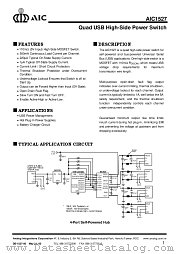 AIC1527-0CN datasheet pdf Analog Integrations Corporation