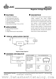 AIC1714-30CZ datasheet pdf Analog Integrations Corporation