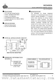 MC34063A datasheet pdf Analog Integrations Corporation