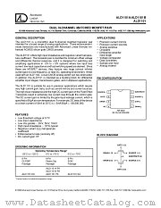 ALD1101BPA datasheet pdf Advanced Linear Devices