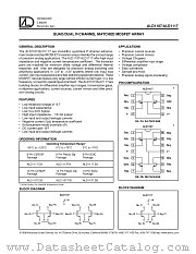 ALD1117DA datasheet pdf Advanced Linear Devices