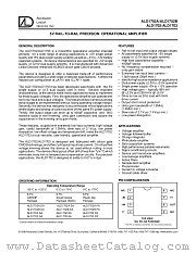ALD1702PA datasheet pdf Advanced Linear Devices