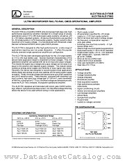 ALD1706BPA datasheet pdf Advanced Linear Devices