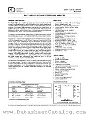ALD1712APA datasheet pdf Advanced Linear Devices