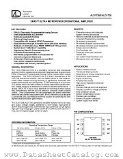 ALD1726SA datasheet pdf Advanced Linear Devices