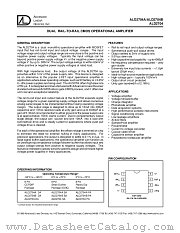 ALD2704SA datasheet pdf Advanced Linear Devices