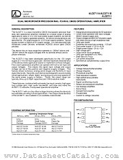 ALD2711SA datasheet pdf Advanced Linear Devices