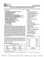 ALD2726ESB datasheet pdf Advanced Linear Devices