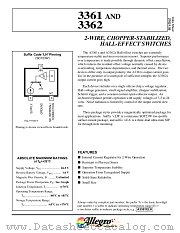 A3361 datasheet pdf Allegro MicroSystems