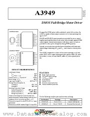 A3949SLP datasheet pdf Allegro MicroSystems