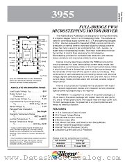A3955SLB datasheet pdf Allegro MicroSystems