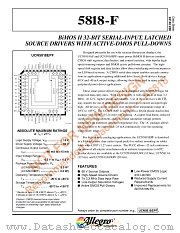 UCQ5818AF datasheet pdf Allegro MicroSystems